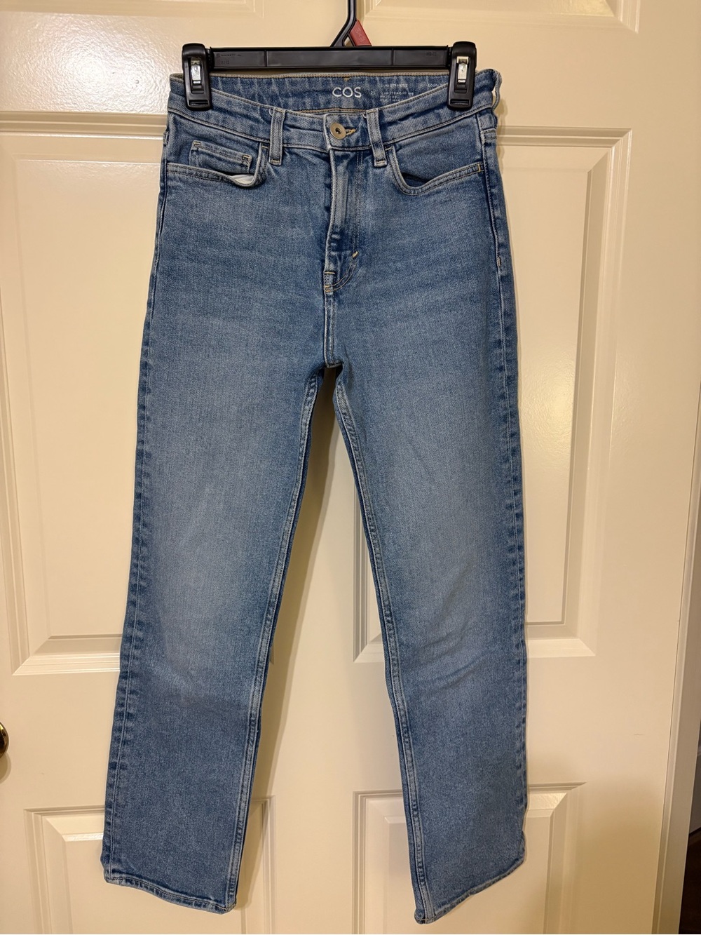 COS Light Blue Women's high rise Straight-Leg Jeans